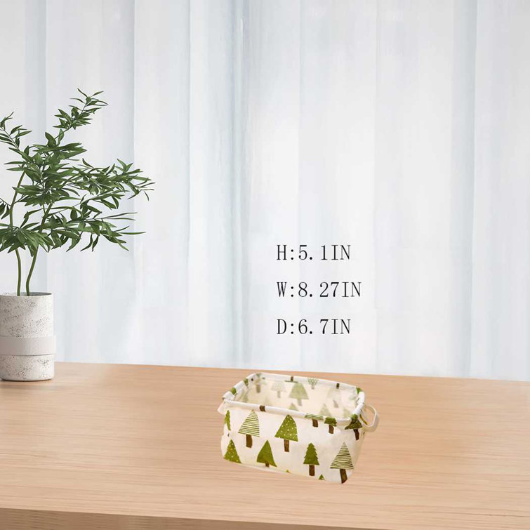 Millwood Pines Fabric Storage Cube Set Wayfair